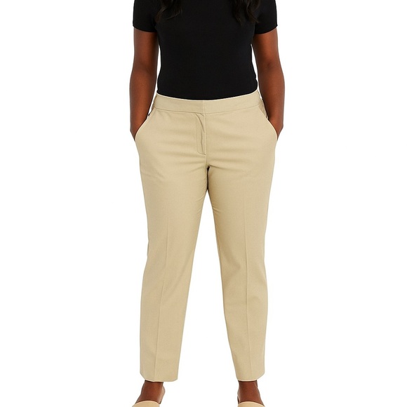 Talbots Heritage Cream Ankle Pants Size 18W - Picture 1 of 7